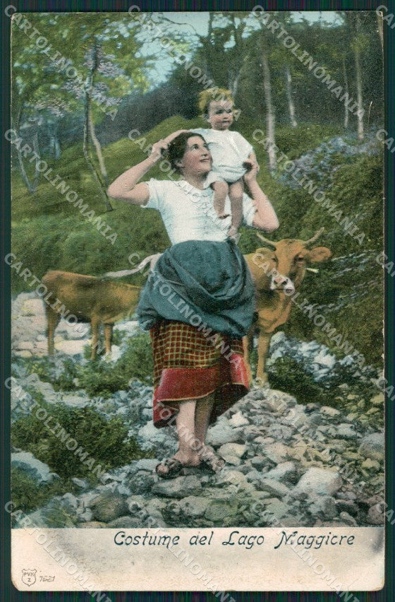 Verbania Stresa Costumi cartolina KV1881 – fronte