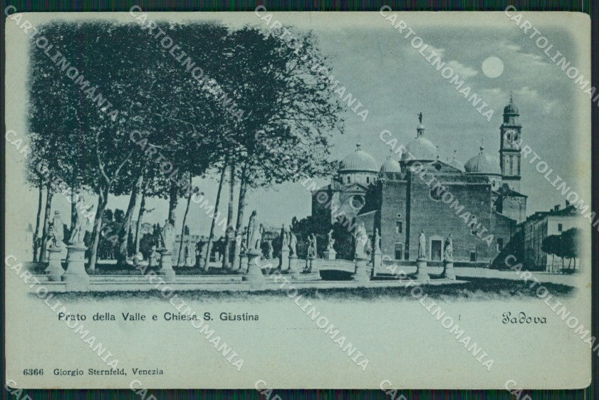 Padova Città Chiaro di Luna PIEGA cartolina KV1892 – fronte