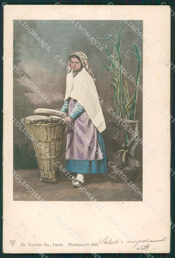 Milano Mestieri Costumi cartolina KV1894 – fronte