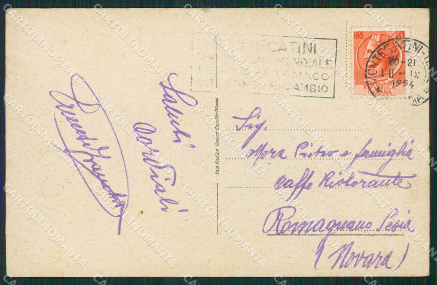 Pistoia Montecatini Terme cartolina KV1896 – retro