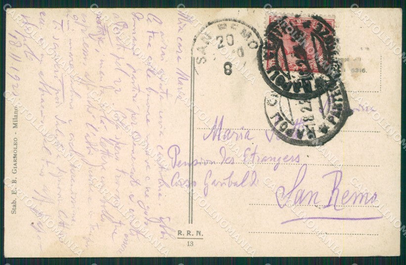Napoli Città Pescatori cartolina KV1899 – retro