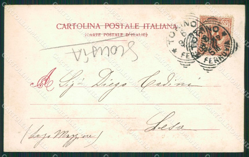 Torino Città SCOLLATA cartolina KV1901 – retro
