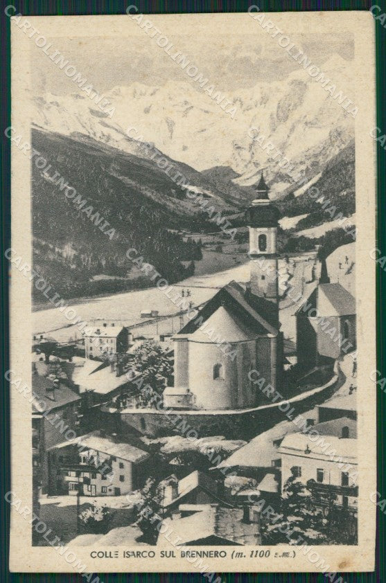 Bolzano Brennero Colle Isarco PIEGHINA cartolina KV1917 – fronte