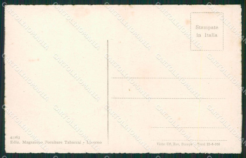 Livorno Città cartolina KV1921 – retro