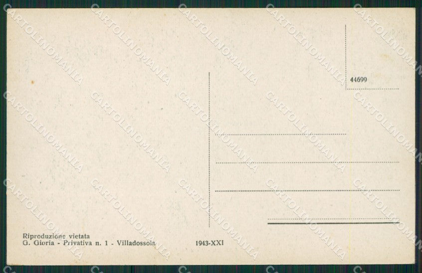 Verbania Villadossola cartolina KV1930 – retro