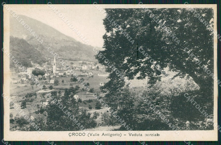 Verbania Crodo cartolina KV1931 – fronte