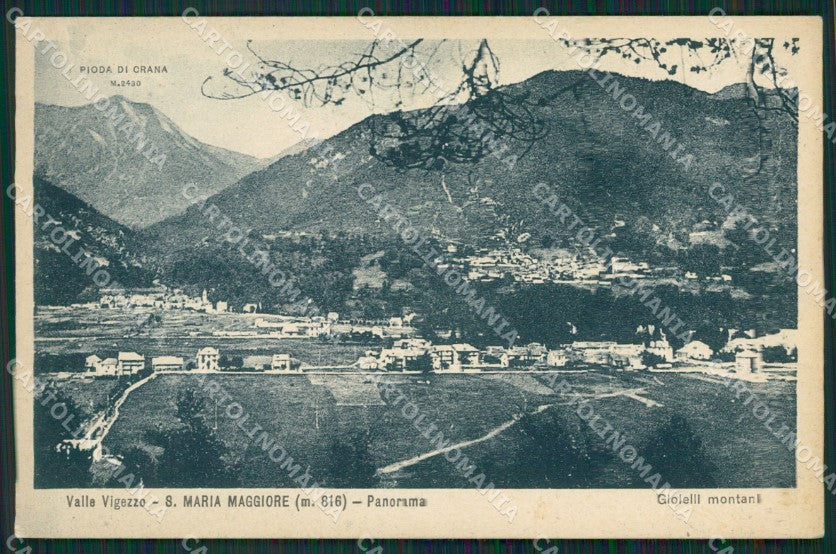 Verbania Santa Maria Maggiore cartolina KV1932 – fronte