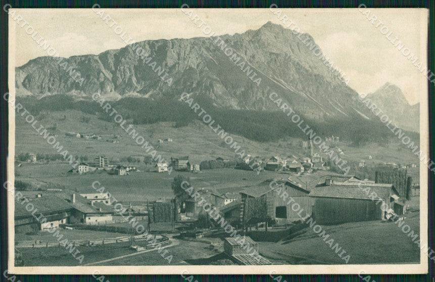Belluno Cortina d'Ampezzo cartolina KV1936 – fronte