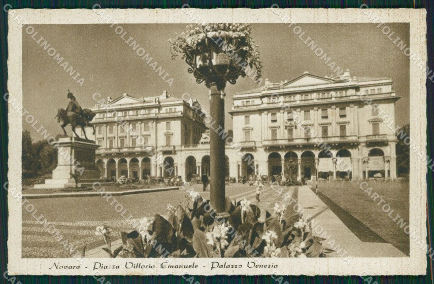 Novara Città cartolina KV1940 – fronte