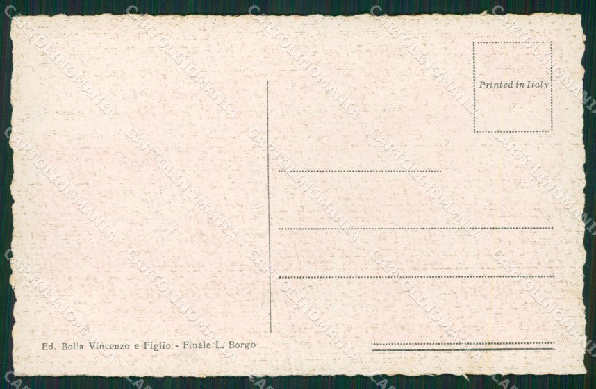 Savona Finale Ligure Borgo cartolina KV1942 – retro
