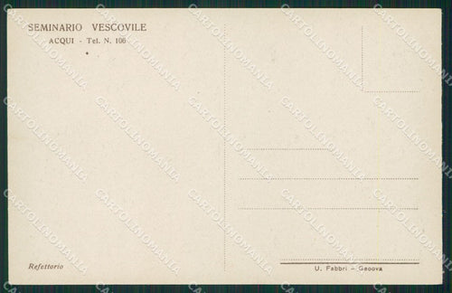 Alessandria Acqui cartolina KV1950 – retro