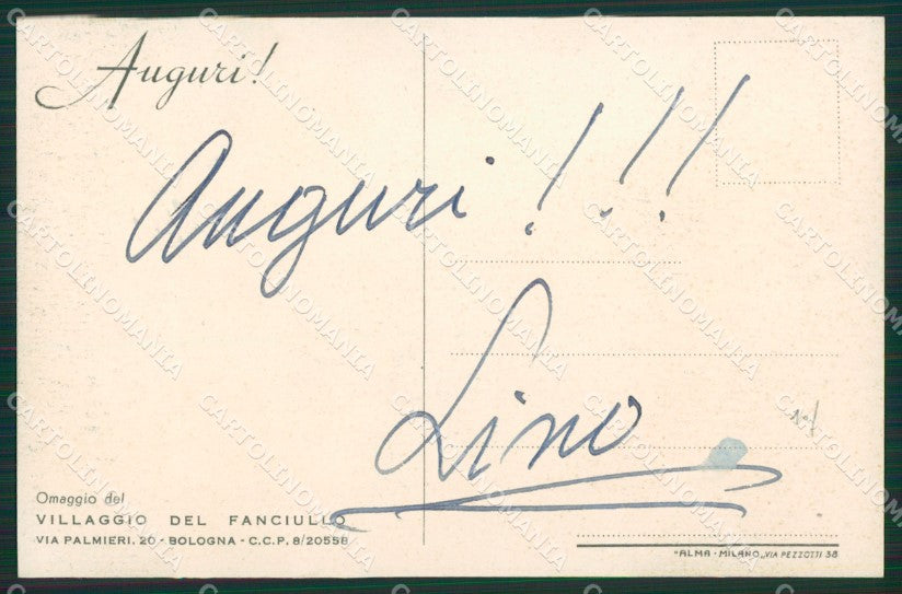 Bologna Città Villaggio del Fanciullo cartolina KV1953 – retro