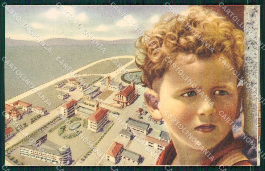 Bologna Città Villaggio del Fanciullo cartolina KV1955 – fronte
