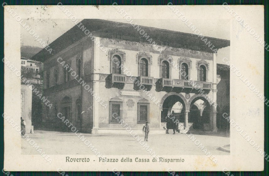 Trento Rovereto Banca cartolina KV1958 – fronte