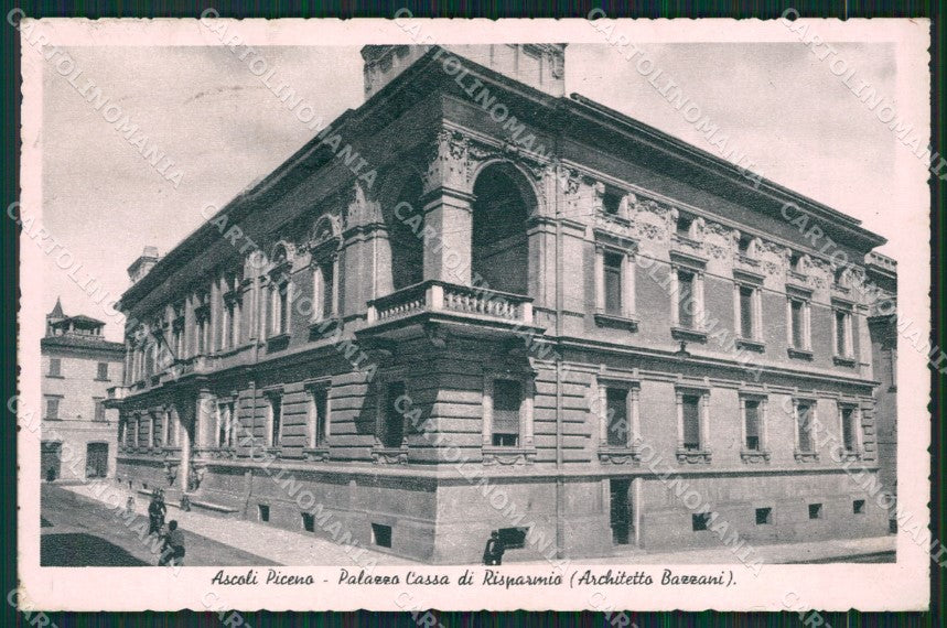 Ascoli Piceno Città Banca cartolina KV1960 – fronte