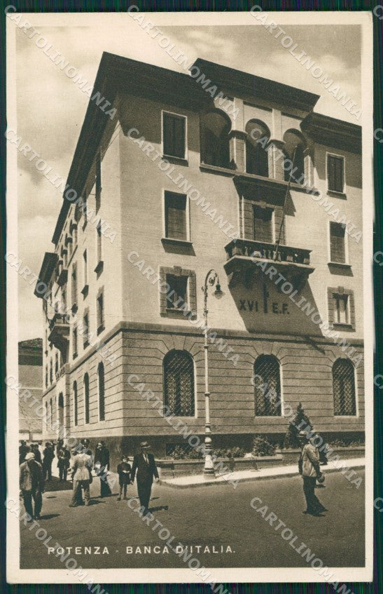 Potenza Città Banca cartolina KV1962 – fronte