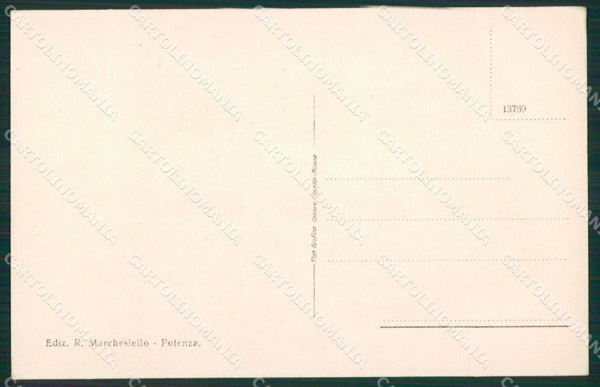 Potenza Città Banca cartolina KV1962 – retro