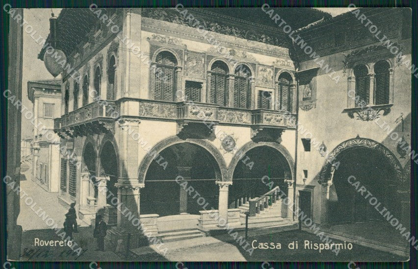 Trento Rovereto Banca cartolina KV1965 – fronte