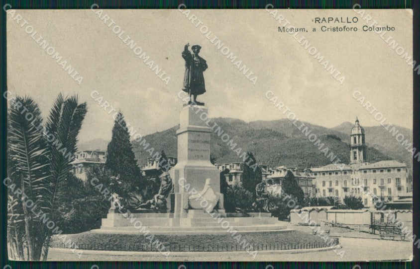 Genova Rapallo Colombo cartolina KV1978 – fronte