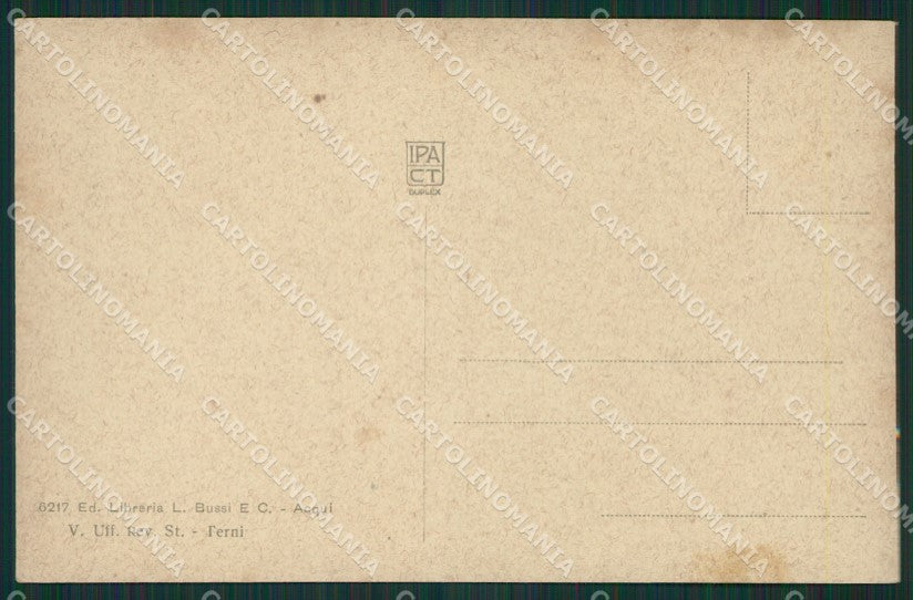Alessandria Acqui Poste cartolina KV2014 – retro