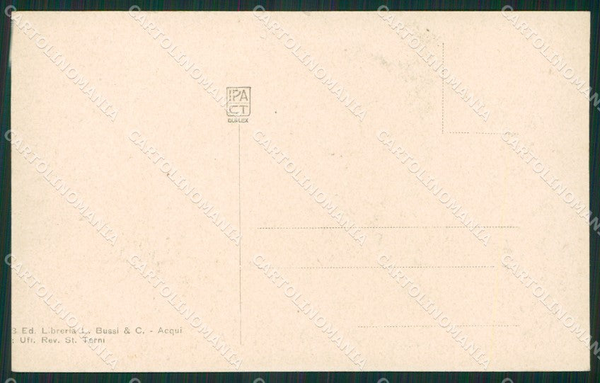 Alessandria Acqui Poste cartolina KV2017 – retro