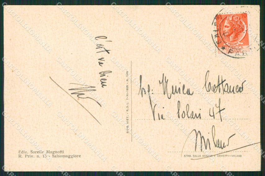 Parma Salsomaggiore Poste cartolina KV2021 – retro