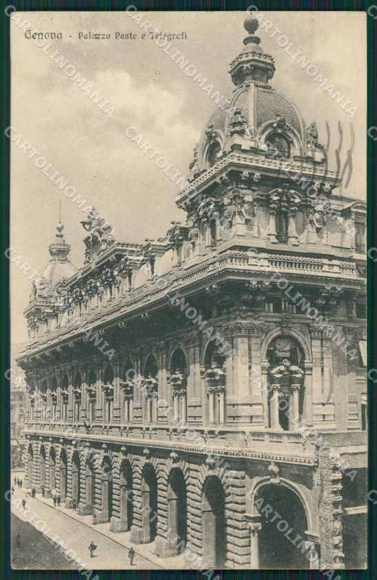 Genova Città Poste cartolina KV2024 – fronte