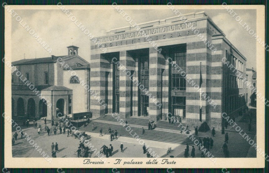 Brescia Città Poste cartolina KV2026 – fronte