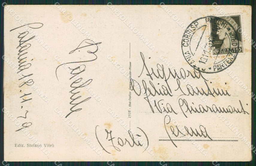 Catania Città cartolina KV2048 – retro
