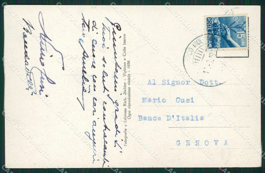Bolzano Brennero Colle Isarco Foto cartolina KV2056 – retro