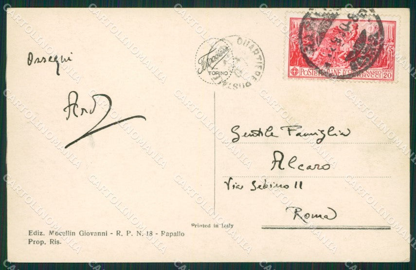 Genova Rapallo Foto cartolina KV2089 – retro