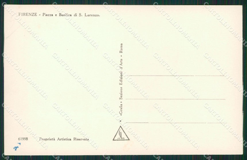 Firenze Città Foto cartolina KV2097 – retro