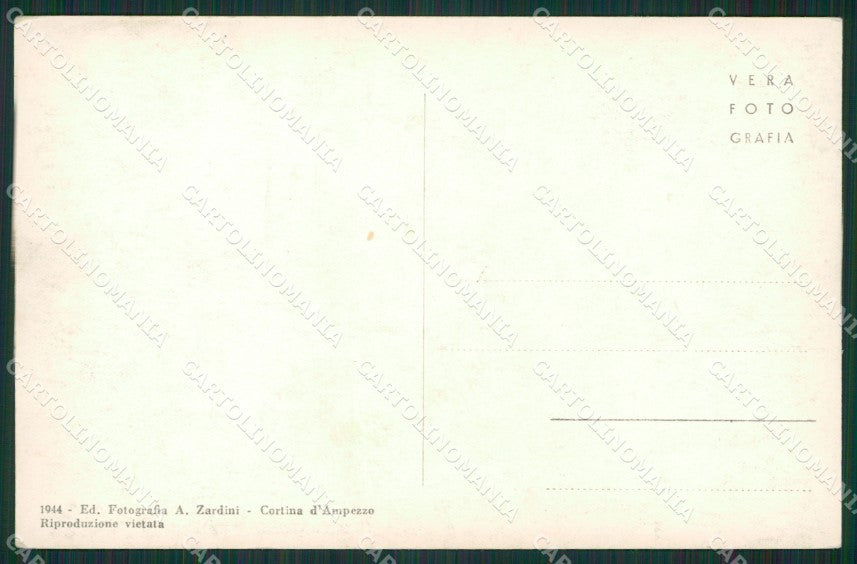 Belluno Cortina d'Ampezzo Foto cartolina KV2111 – retro