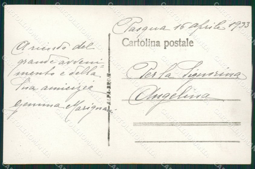 Roma Vaticano Foto cartolina KV2119 – retro