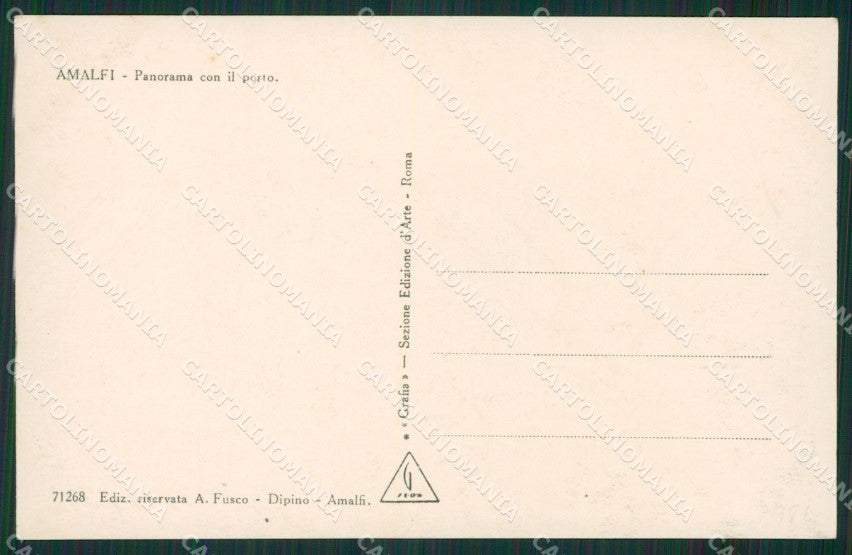 Salerno Amalfi Foto cartolina KV2120 – retro