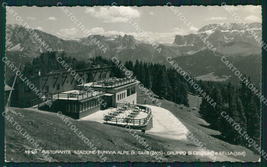Bolzano Castelrotto Alpe di Siusi Funivia Foto cartolina KV2125 – fronte