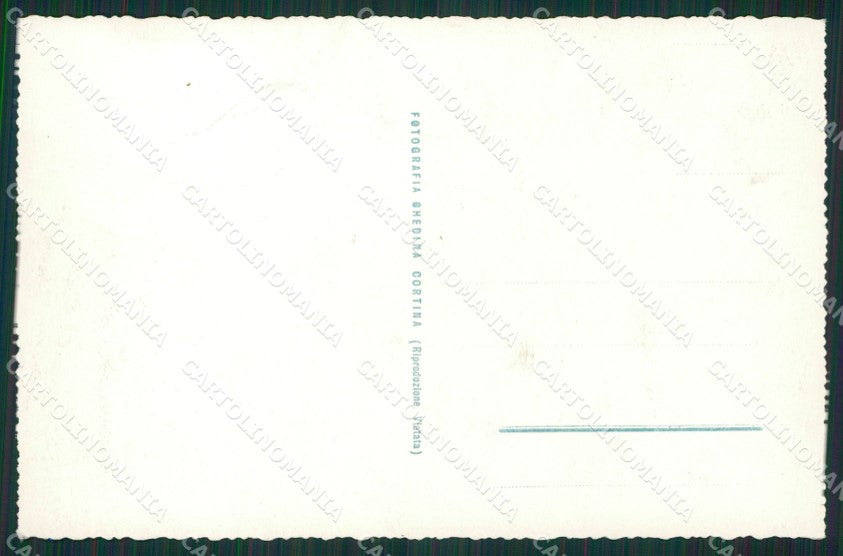 Belluno Cortina d'Ampezzo Foto cartolina KV2131 – retro