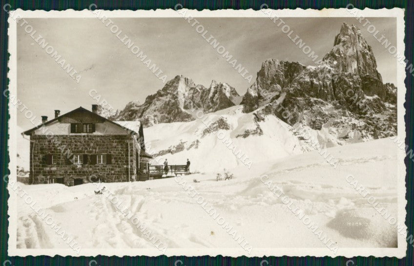 Trento Siròr Passo Rolle Capanna Sass Maor Foto cartolina KV2150 – fronte