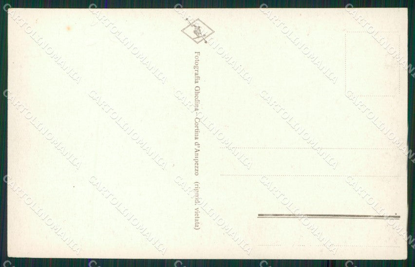 Belluno Cortina d'Ampezzo Foto cartolina KV2164 – retro