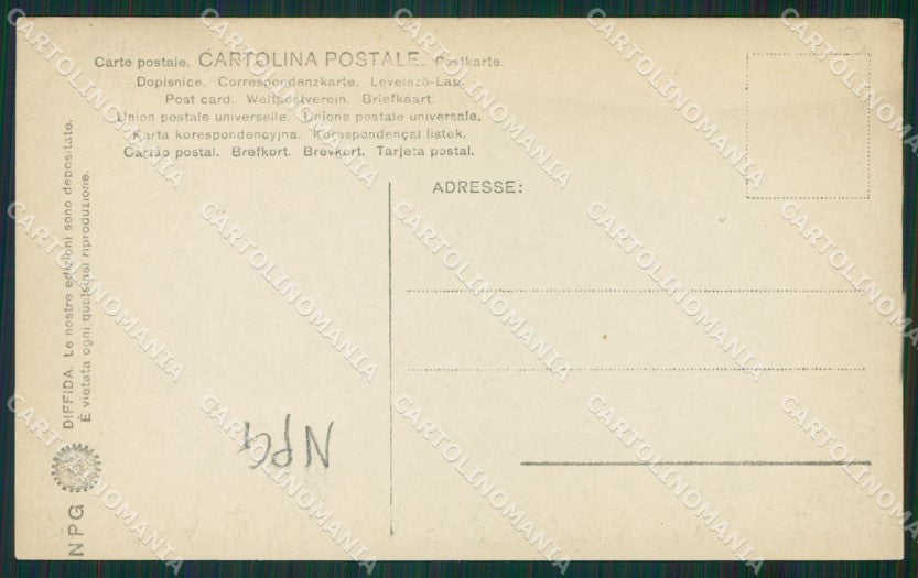 Napoli Capri NPG Foto cartolina KV2166 – retro
