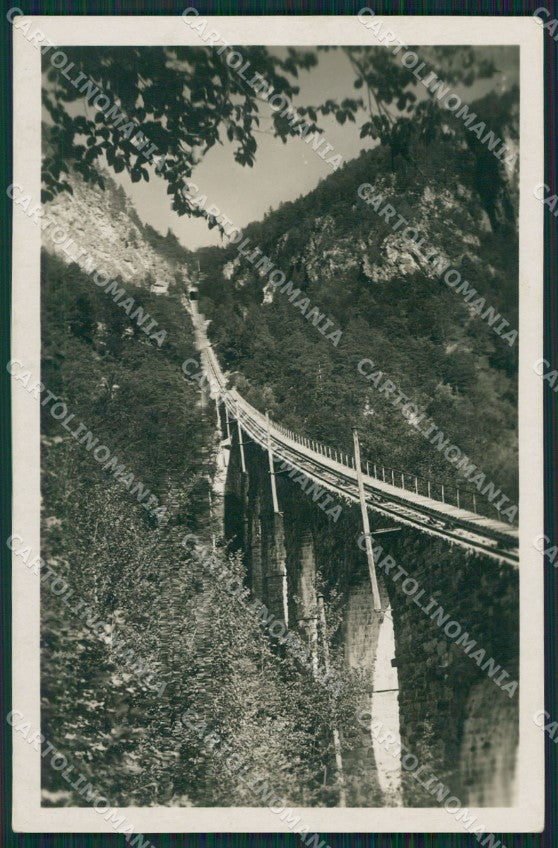 Trento Mendola Funicolare Foto cartolina KV2192 – fronte