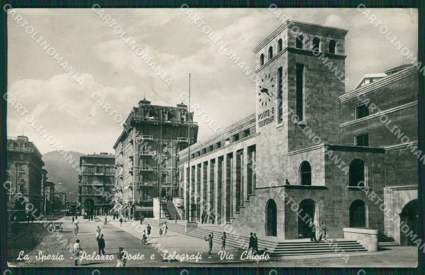 La Spezia Città Poste ABRASA Foto cartolina KV2194 – fronte