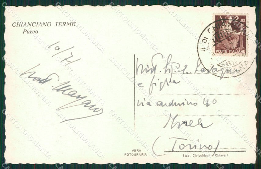 Siena Chianciano Terme Foto cartolina KV2202 – retro