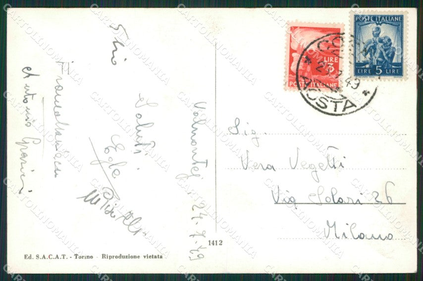 Aosta Cogne Valnontey Foto cartolina KV2203 – retro