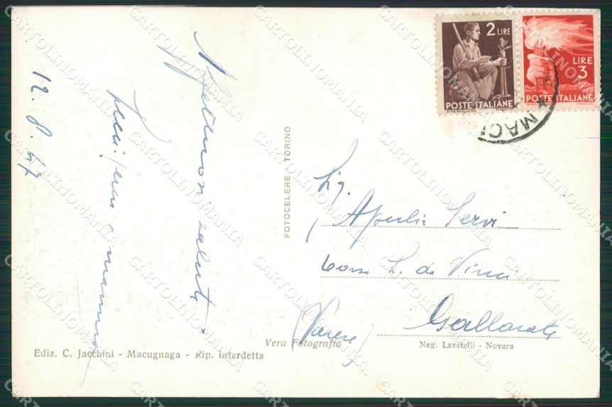 Verbania Macugnaga Foto cartolina KV2206 – retro