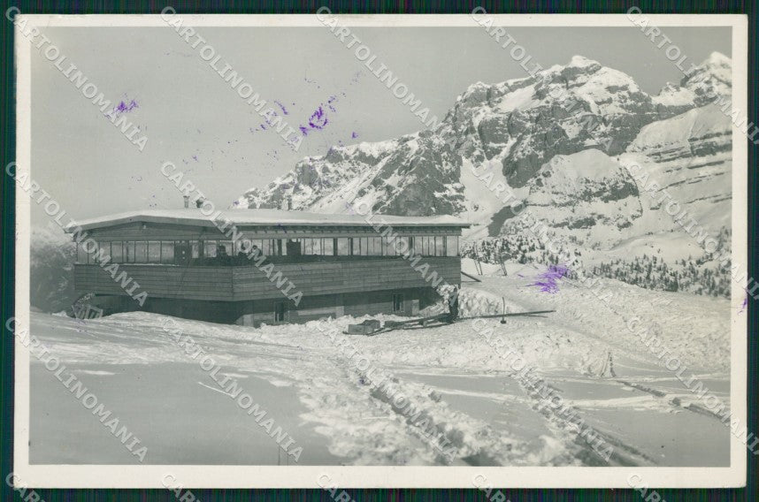 Trento Pinzolo Madonna di Campiglio nevicata Foto cartolina KV2210 – fronte