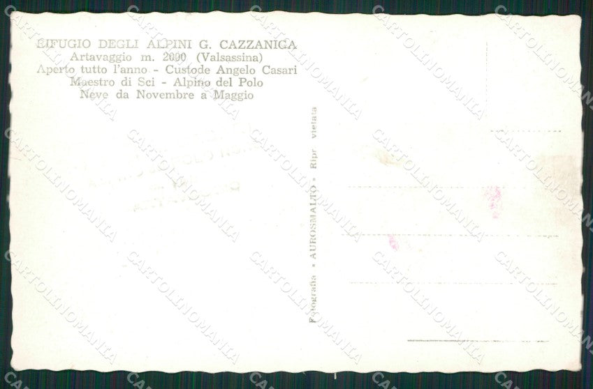 Lecco Moggio Artavaggio Foto cartolina KV2247 – retro