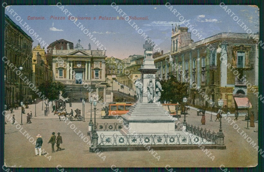 Catania Città ABRASA COLLA Foto cartolina KV2251 – fronte