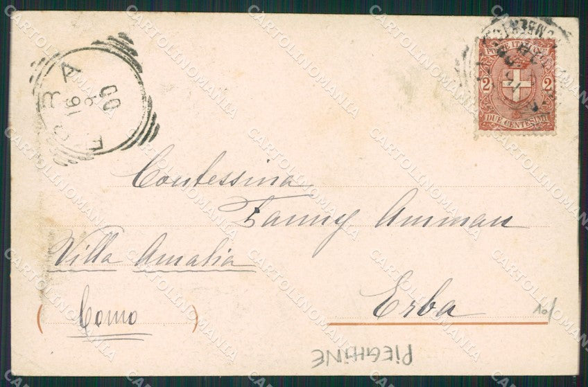 Napoli Sorrento PIEGHINE cartolina KV2254 – retro