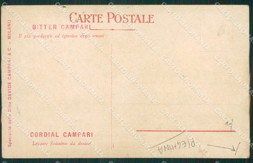 Napoli Capri Campari PIEGHINA cartolina KV2257 – retro